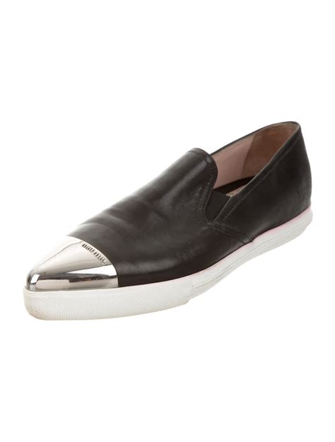 miu miu slip on silver point|Miu Miu Women's Pointed Toe for sale .